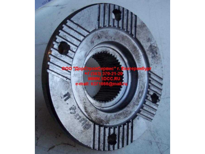 Фланец проходного вала D-165, 4 отв., с насечками, низкий, мелкий шлиц H HOWO (ХОВО) RHAZ9114320205 фото 1 Саранск