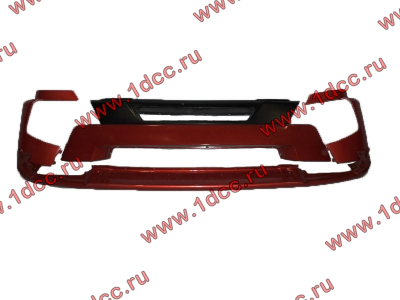 Бампер A7 красный в сборе самосвал с узкой губой HOWO A7  фото 1 Саранск