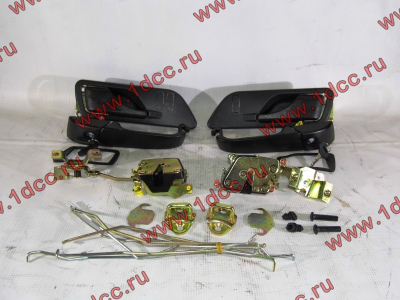 Ремкомплект замков на две двери (ручки внутренние, замки, ключи, тяги) F FAW (ФАВ)  для самосвала фото 1 Саранск