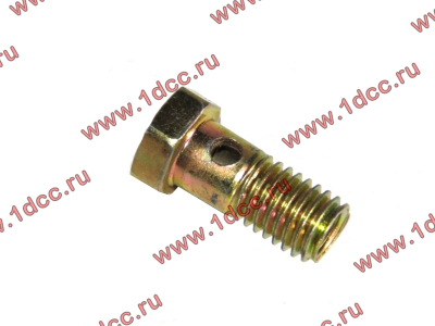 Болт пустотелый М10х1,5 (штуцер топливный) H HOWO (ХОВО)  фото 1 Саранск